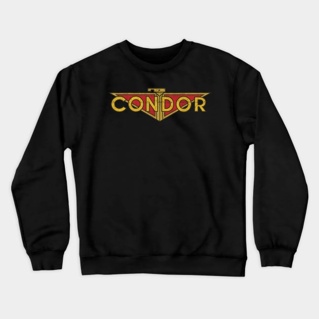 Defunct Condor Werke Motorcycles Crewneck Sweatshirt by DrumRollDesigns